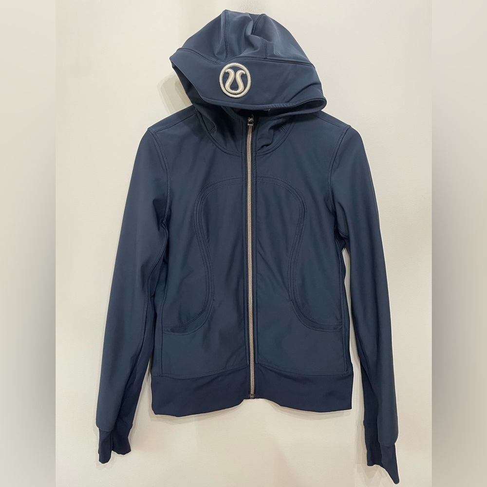 Lululemon Uba Hoodie Full Zip Jacket Logo Inkwell Navy Blue No Liner Women’s S? - Picture 2 of 10
